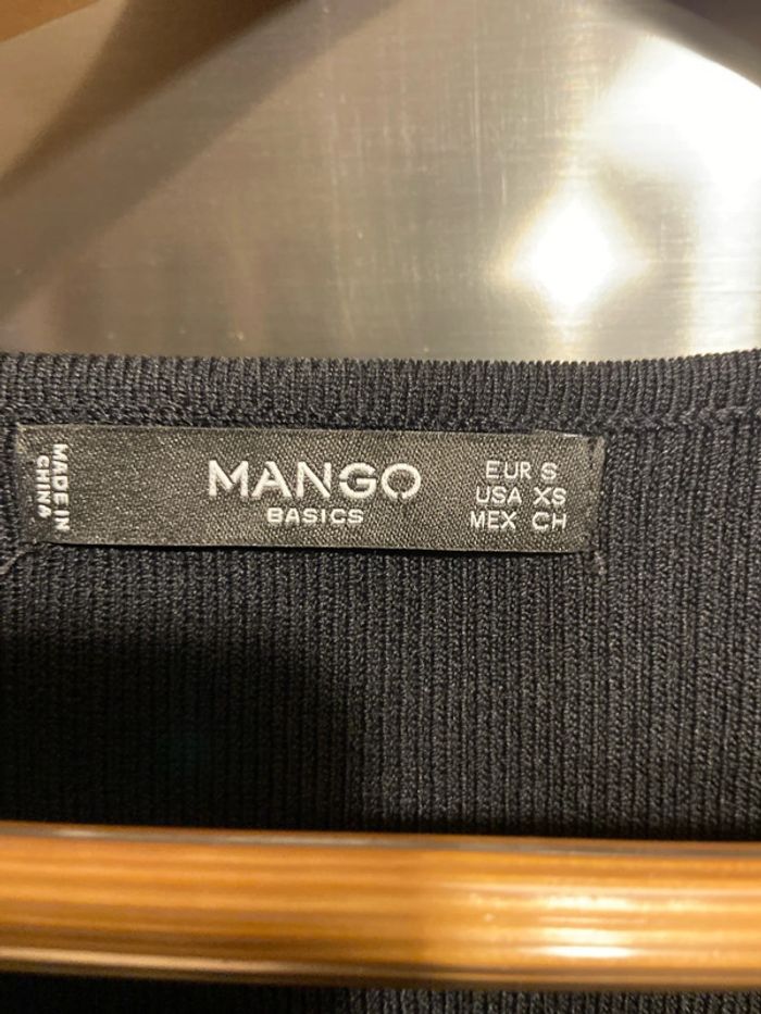 Robe noire moulante mango - photo numéro 4