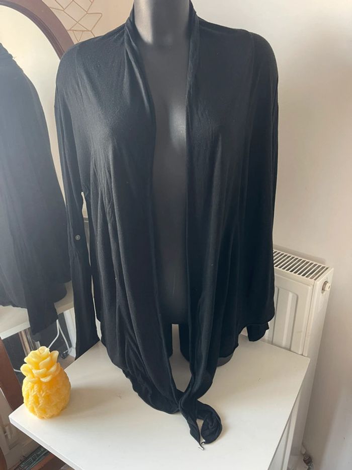 🍇 Gilet noir fin L - photo numéro 2