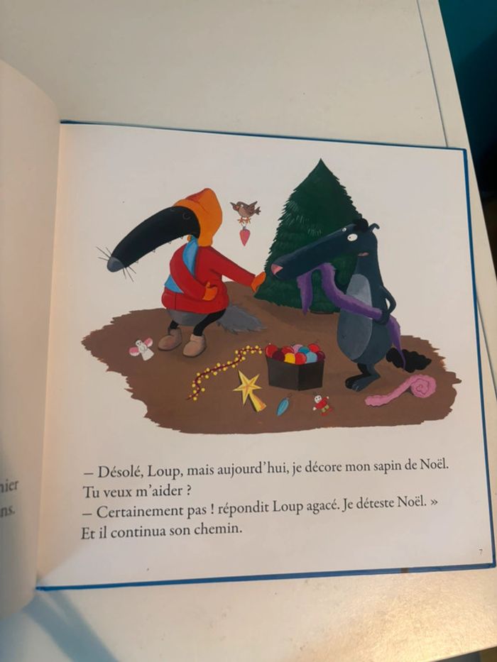 Livre grand albums le loup qui n’aimait pas Noël - photo numéro 3