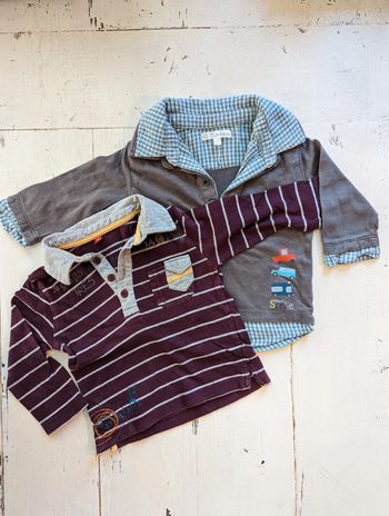 Lot de 2 tee-shirts ML 🚙 Kitchoun