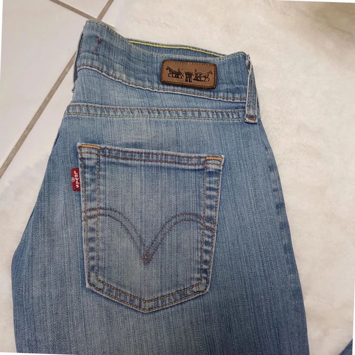 Jean Levi's Eve Square Cut Straight Leg W29 L32 Bleu - photo numéro 5