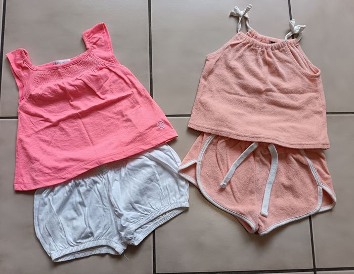 Lot vêtements été bébé fille 6 mois - photo numéro 5