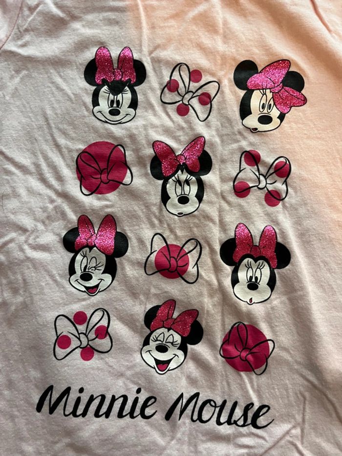 T-shirt fille minnie 5 ans - photo numéro 3