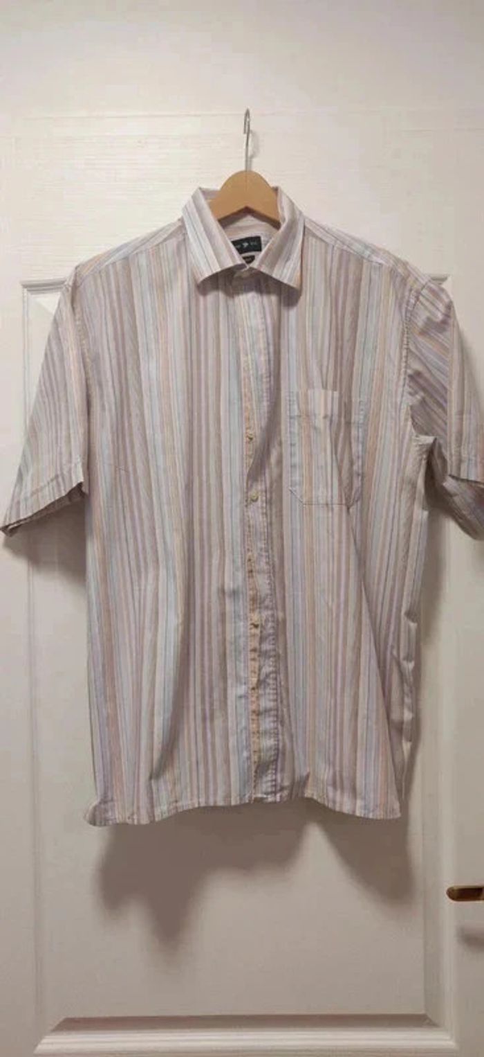 Chemisette manches courtes rayées Pre end XL 43/44