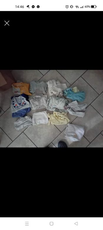 Vêtement bébé garçon 1 mois