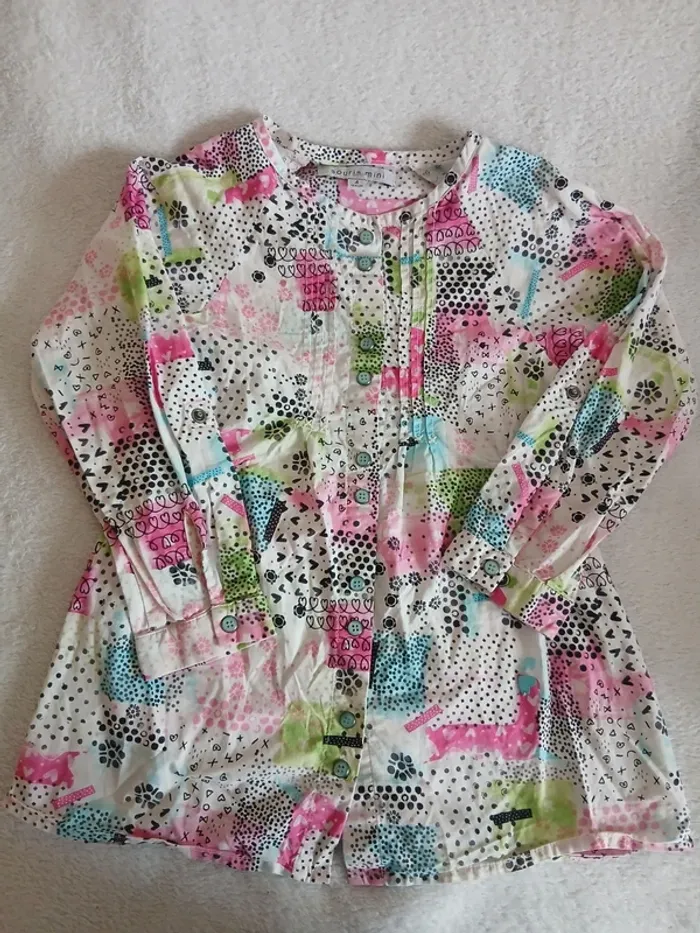 Jolie robe tunique 4 ans