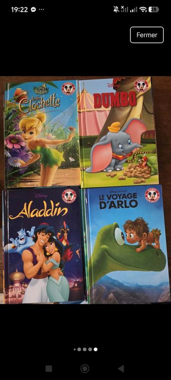 Hachette collection Disney club du livre