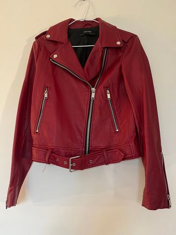 Blouson en simili Zara XS
