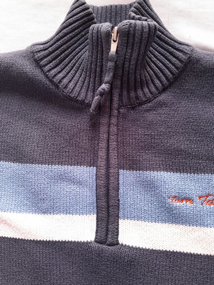 Beau pull zippéTom tailor taille L - photo numéro 3