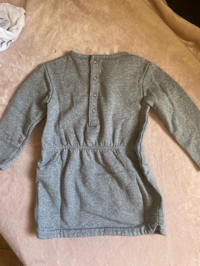 Robe kiabi grise 36 mois - photo numéro 3