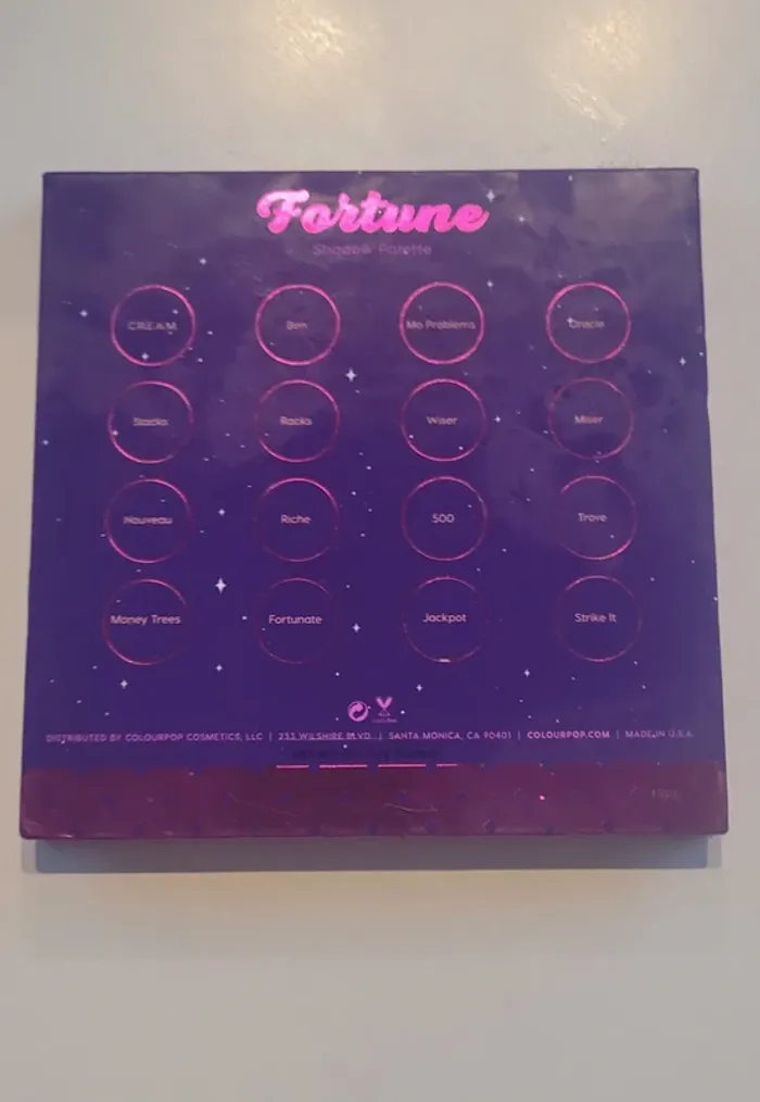Palette fortune colourpop - photo numéro 2