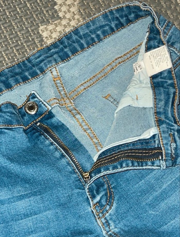 Jean skinny troué taille haute - photo numéro 5