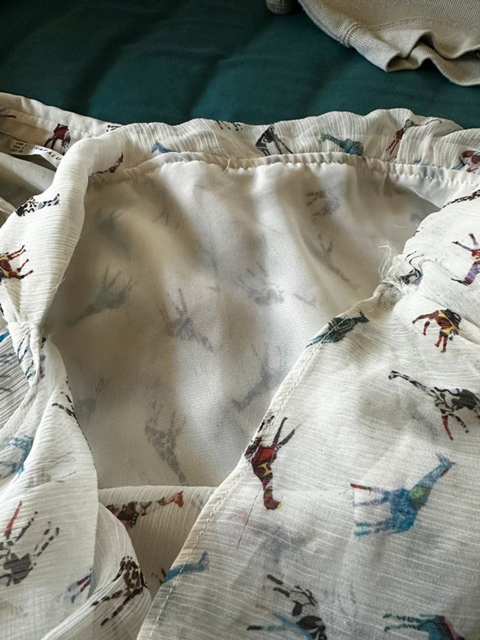 👚 Petit haut cache-cœur ZARA – taille S 🦒 - photo numéro 9