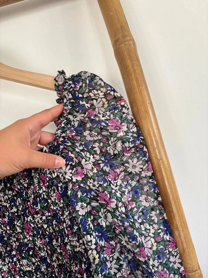 Blouse à fleurs Lulu Castagnette taille 40/L - photo numéro 7