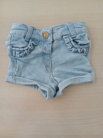 Short jean bebe taille 3 mois marque tape a l oeil