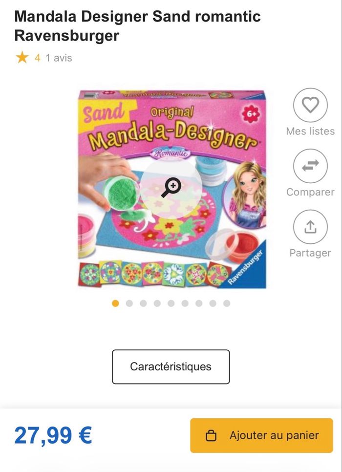 Mandala sable coloré neuf - photo numéro 4