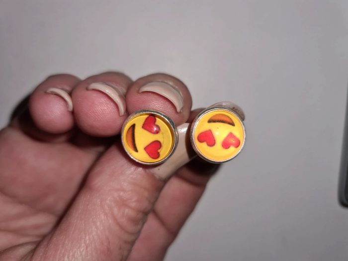 Boucles d oreilles smiley