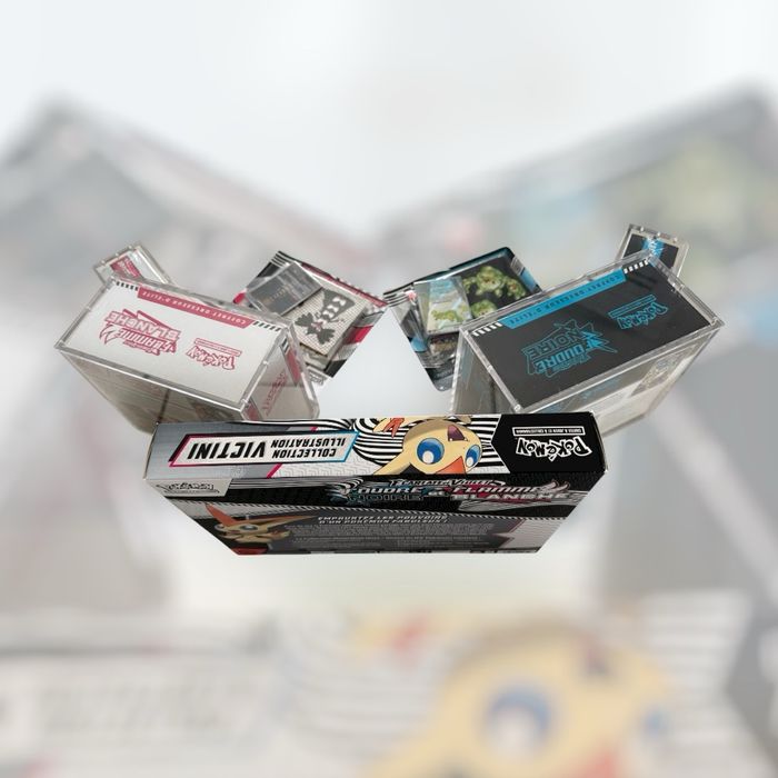 Pack Collectionneur Pokémon Noir & Blanc – Flamme Blanche & Foudre Noire (Acrylique Premium) – Non délotable - photo numéro 6
