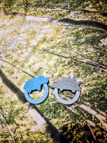 Lot de 2 anneaux de dentition