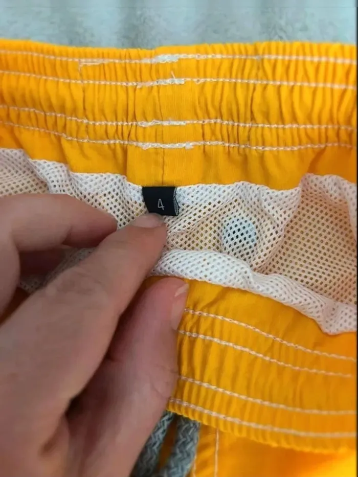 Maillot de bain short jaune tropezien 4 ans - photo numéro 3