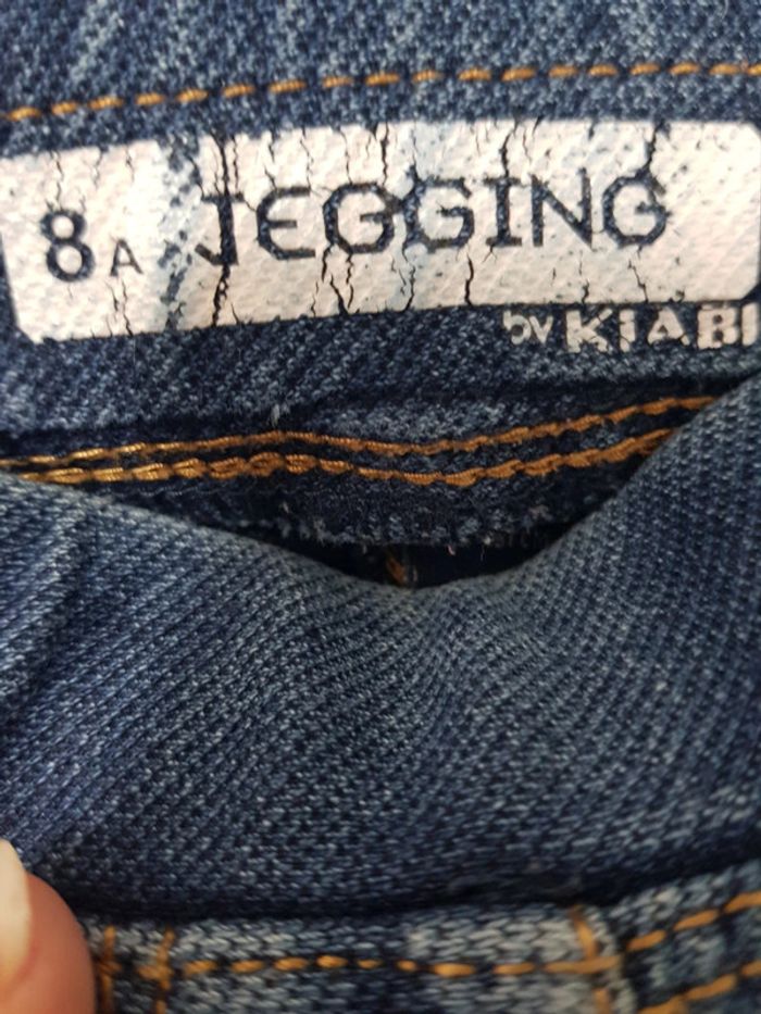 Jegging bleu taille 8 ans - photo numéro 3