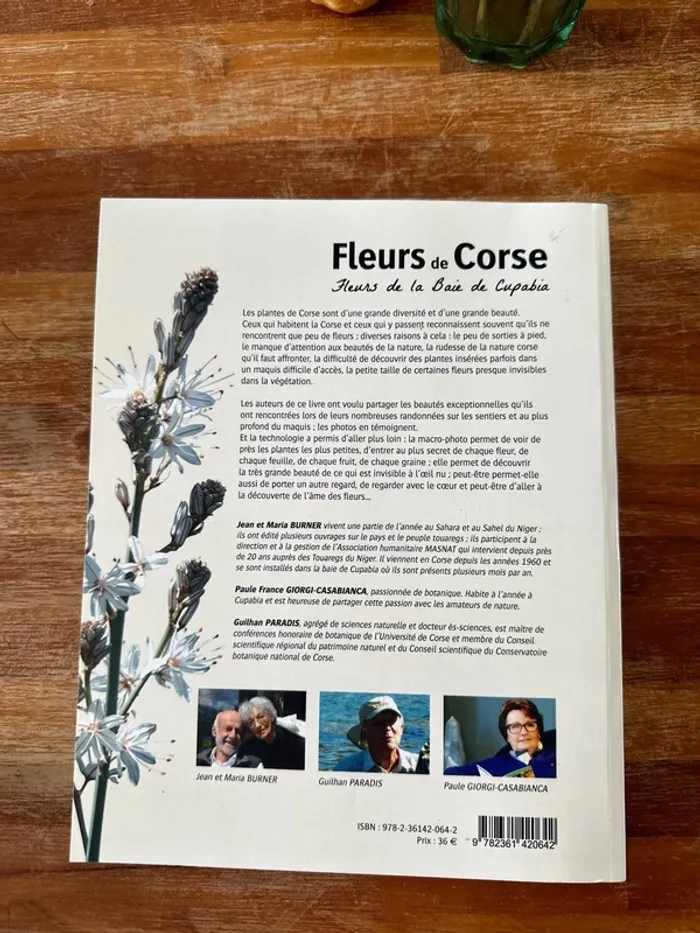 Livre Fleur de Corse, fleurs de la baie de Cupabia - photo numéro 4