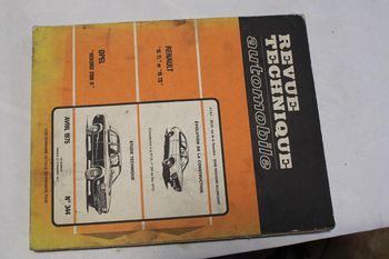 Revue technique Opel Rekord