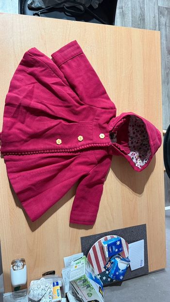 Veste doudoune rose 18mois