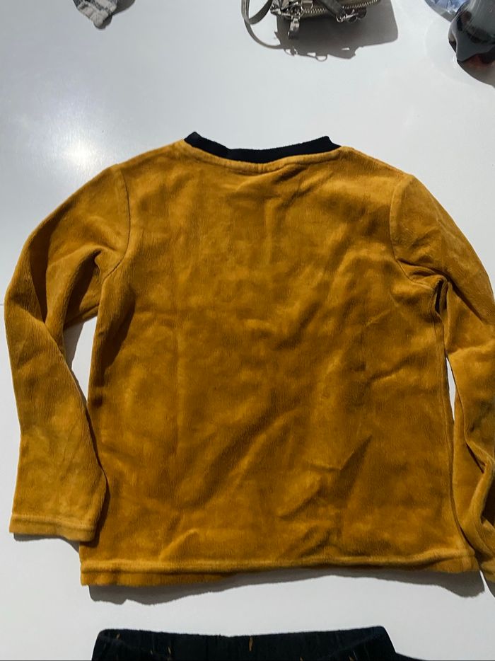 Ensemble Pyjama loonery tunes enfants garçon moutarde et Maine taille 6 ans - photo numéro 3
