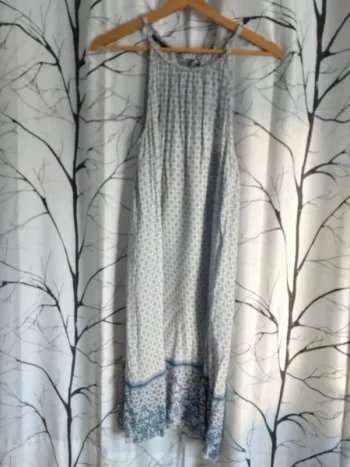 Robe femme été motifs bleus Kiabi taille 36