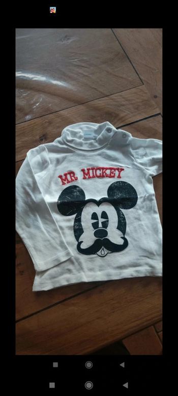 Sous pull Mickey 3 ans