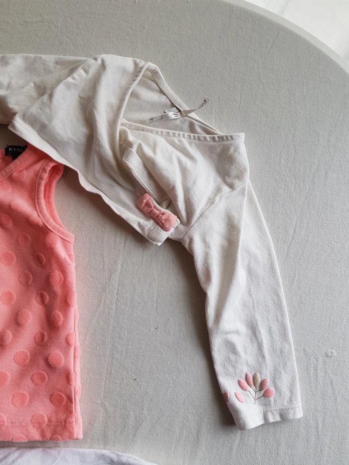 Tenue 3 pièces fille 6 mois - photo numéro 2