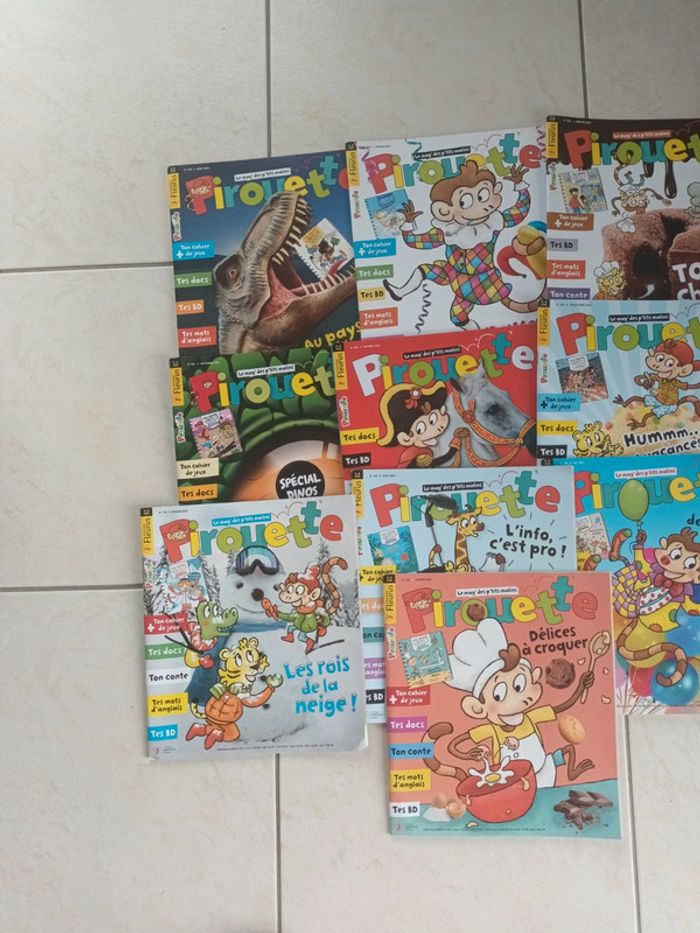 Lot de 10 magazines Pirouette pour enfants de 5 à 8 ans - photo numéro 2