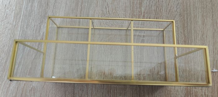 Boîte de rengement pour salle de bain en verre - photo numéro 3