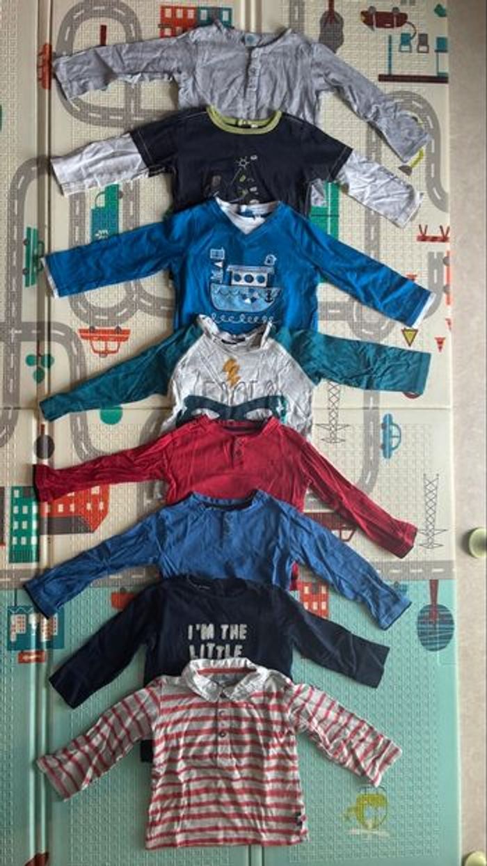 Lots hauts manches garçon