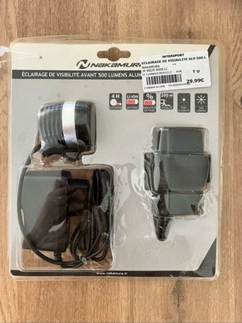 Éclairage de visibilité pour vélo  Marque nakamura  Neuf
