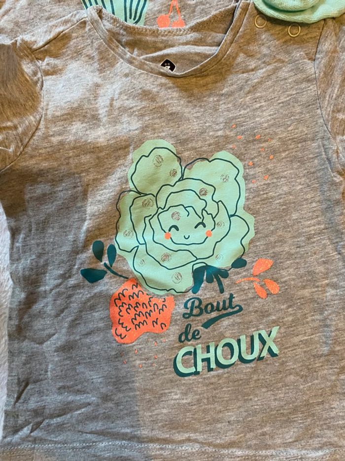 Lot de 3 t-shirts 6 mois - photo numéro 3