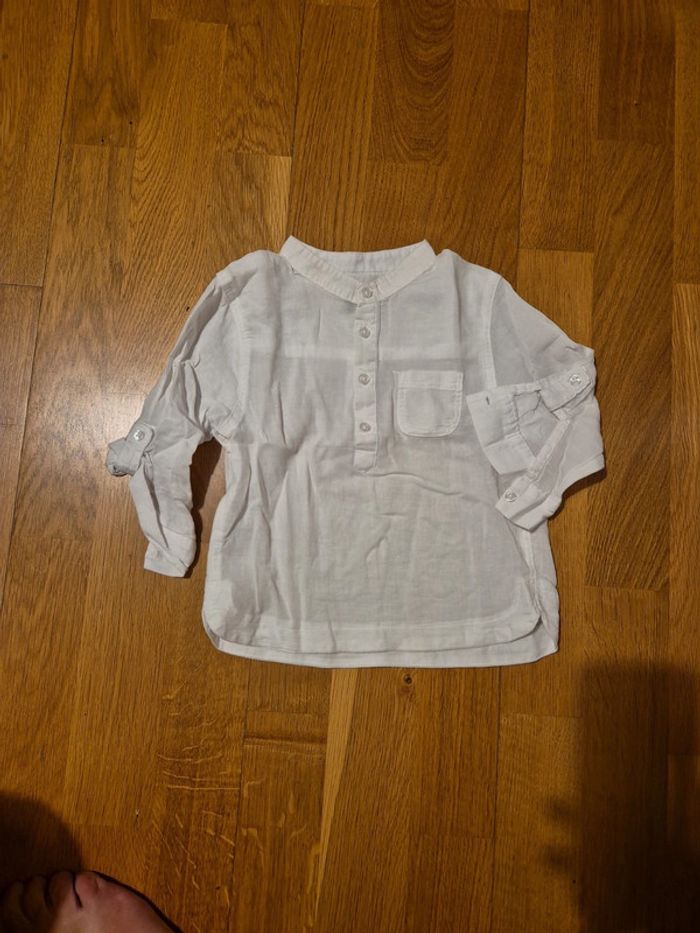Chemise blanche taille 18 mois
