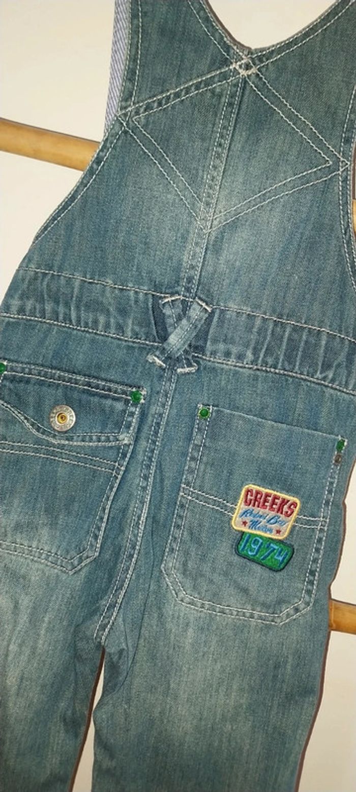 Salopette en jean Creeks excellent état 24 mois / 2 ans - photo numéro 9
