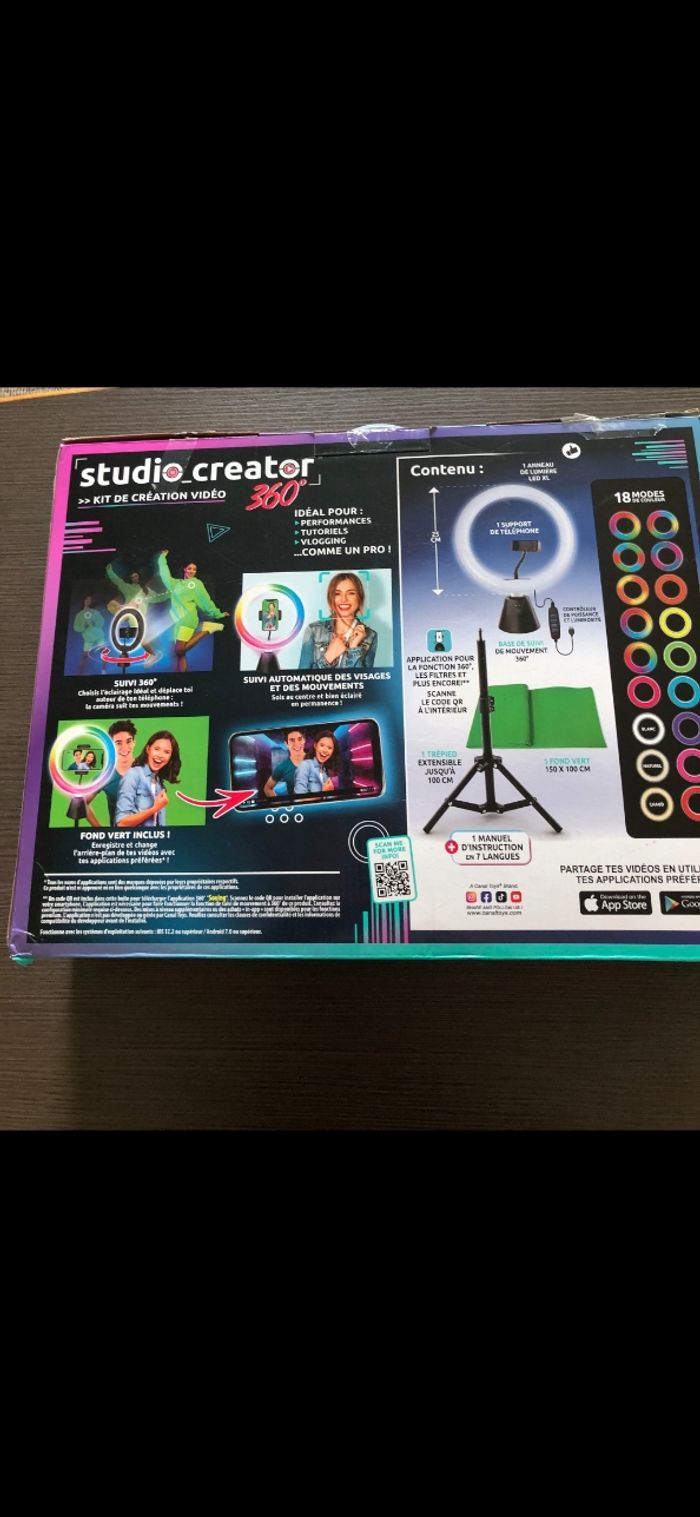 Coffret studio video pro 360 degrés canal toys - photo numéro 7