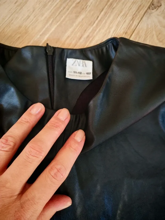Robe Simili cuir zara 11_12 ans ans - photo numéro 5