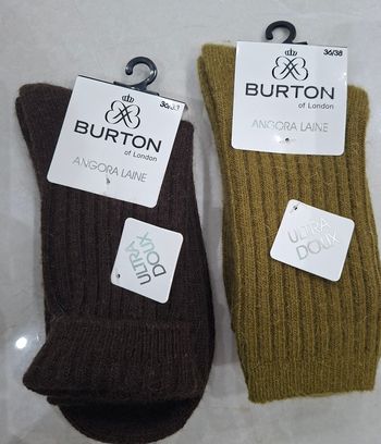 Chaussettes laine angora femme