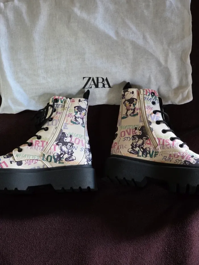 Bottines montantes Mickey coloré - photo numéro 8