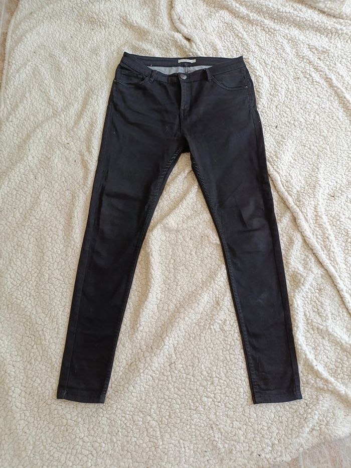 Jean slim noir Gemo Casual taille 42