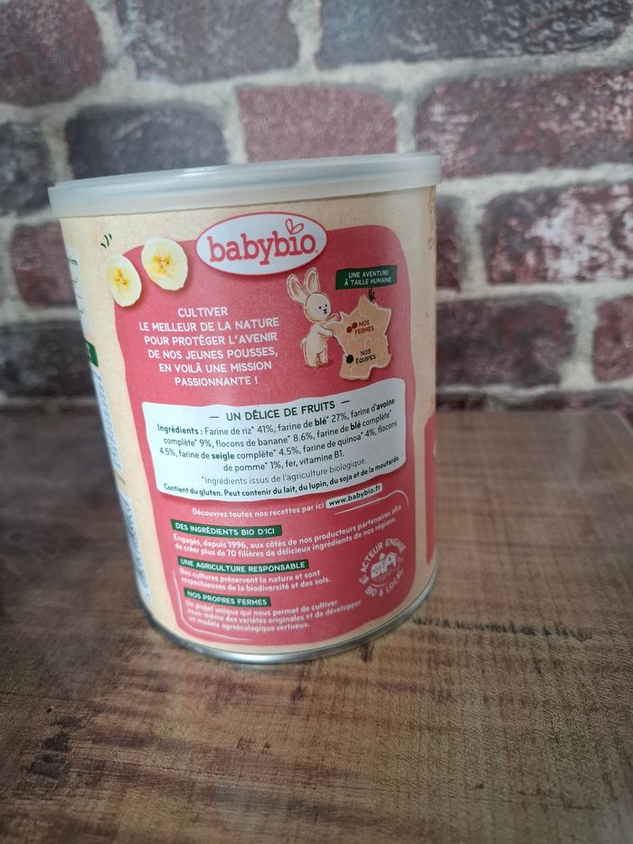 Babybio 5 Céréales Banane Pomme 🌿 - photo numéro 3