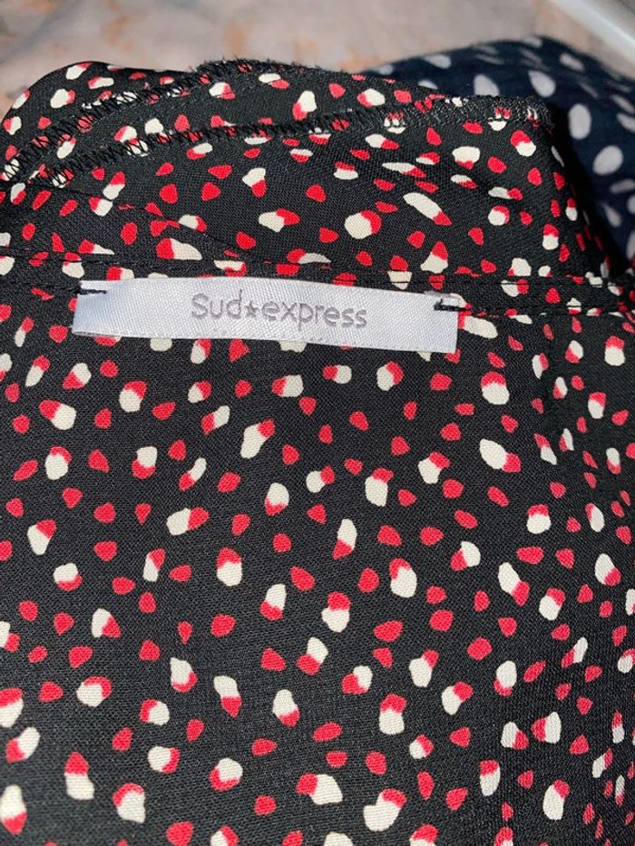 🌿Blouse fluide imprimée Sud Express Taille M - photo numéro 8