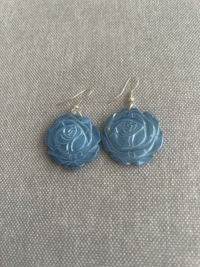 Boucles d’oreilles nacrées - photo numéro 2