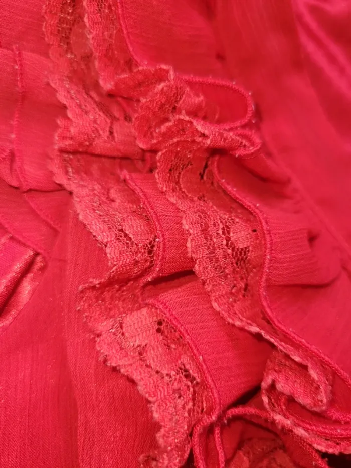Blouse rouge h&m 34 - photo numéro 3