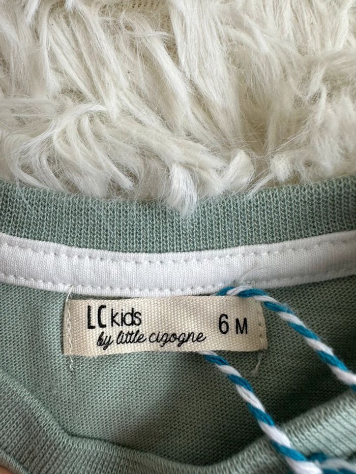 T-shirt manches longues Little Cigogne taille 6 mois - photo numéro 4