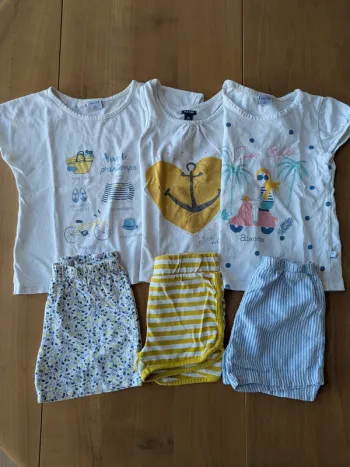 Lot de 3 pyjamas 4 ans